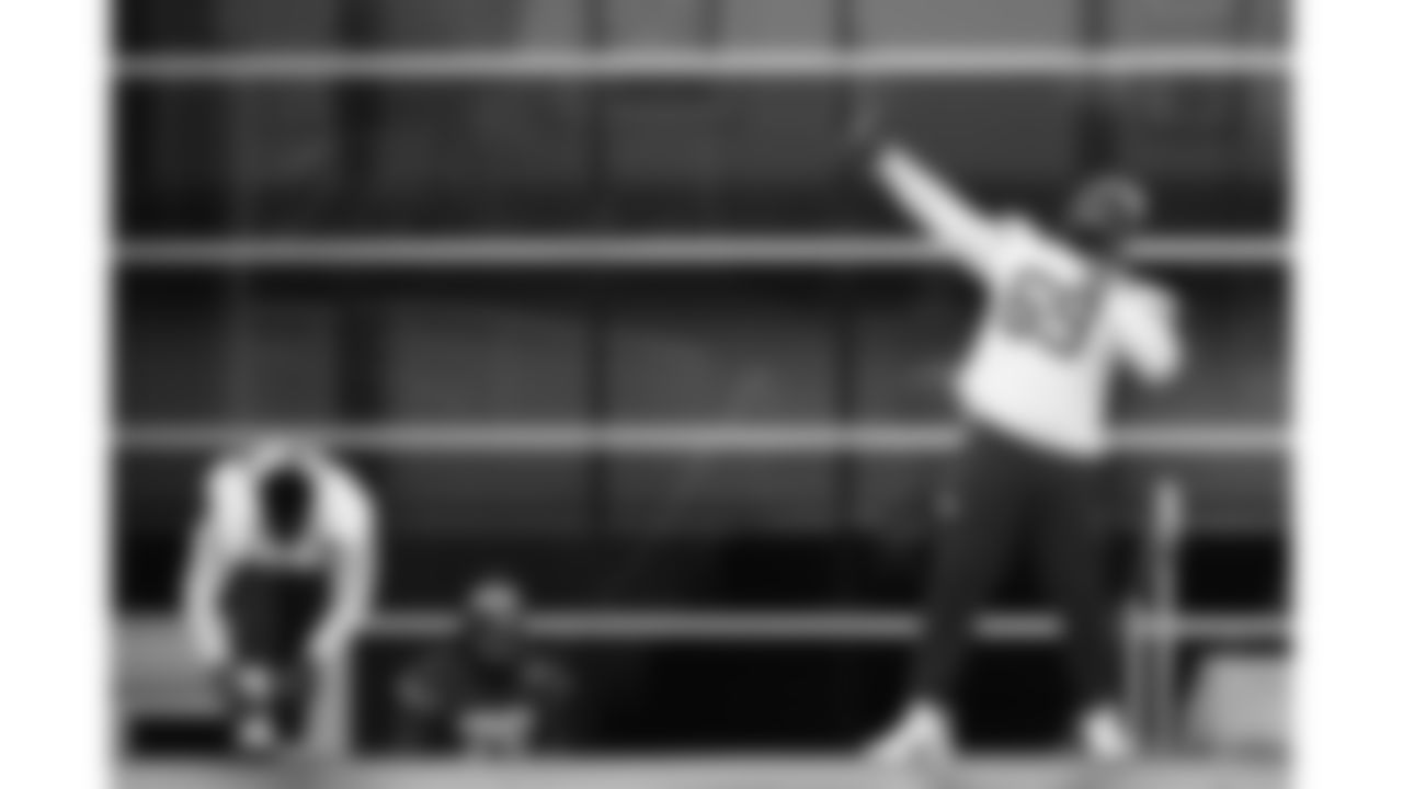 Kansas City Chiefs nose tackle Mike Pennel (69) during a week 17 practice on Tuesday, December 23, 2025 in Kansas City, MO.