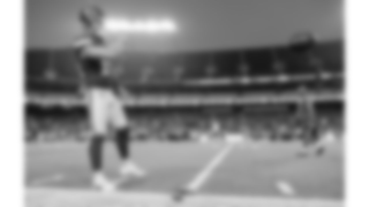 Kansas City Chiefs punter Matt Araiza (14) warms up prior to a week 8 NFL Football game against the Washington Commanders on Monday, October 27, 2025 in Kansas City, MO.