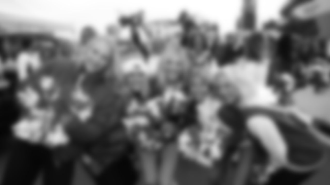 Kansas City Chiefs Alumni Cheerleaders in the pregame parade prior to a week 12 NFL Football game against the Indianapolis Colts on Sunday, November 23, 2025 in Kansas City, MO.