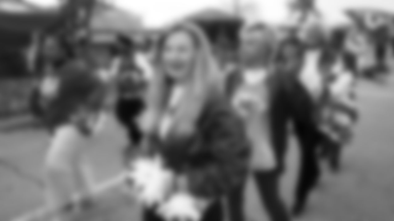 Kansas City Chiefs Alumni Cheerleaders in the pregame parade prior to a week 12 NFL Football game against the Indianapolis Colts on Sunday, November 23, 2025 in Kansas City, MO.