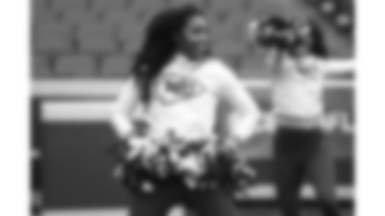 The Kansas City Chiefs Cheerleaders field rehearsal before a week 12 NFL football game against the Indianapolis Colts, Sunday, November 23, 2025 in Kansas City, MO.