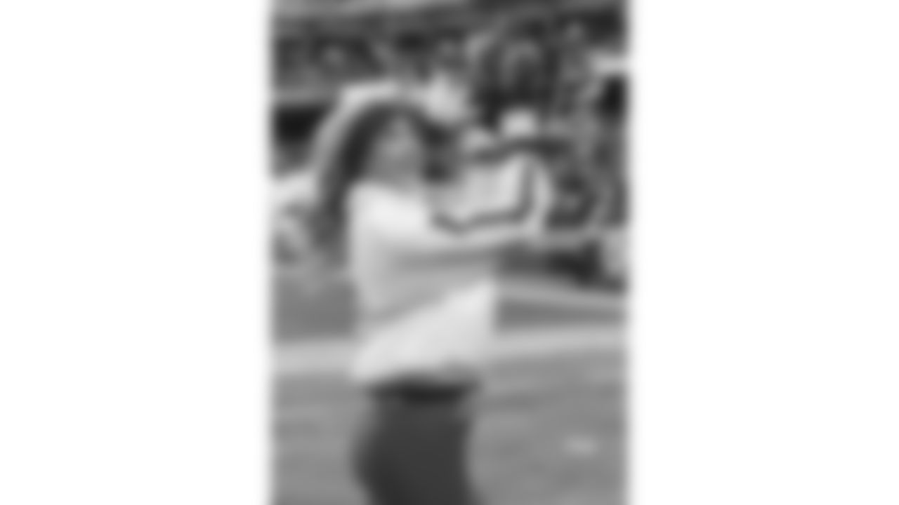 Kansas City Chiefs Cheerleaders perform during a week 15 NFL Football game against the Los Angeles Chargers on Sunday, December 14, 2025 in Kansas City, MO.