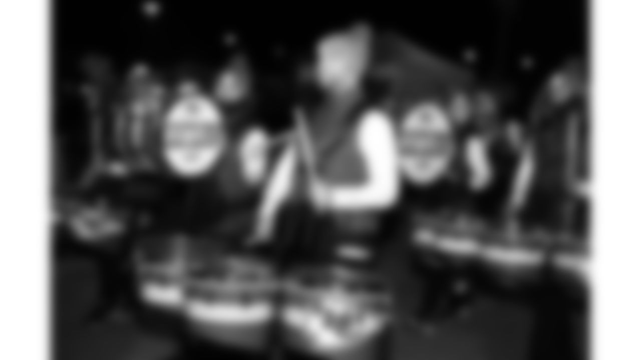 Chiefs Rumble at the pregame parade prior to a week 14 NFL Football game against the Houston Texans on Sunday, December 7, 2025 in Kansas City, MO.