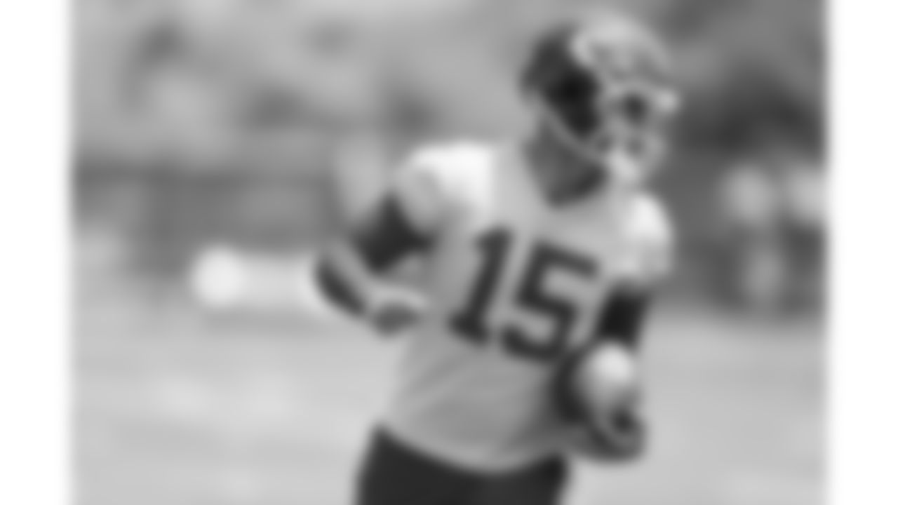 Kansas City Chiefs quarterback Patrick Mahomes (15) at practice during phase 3 of OTAs on Tuesday, June 10, 2025 in Kansas City, MO.