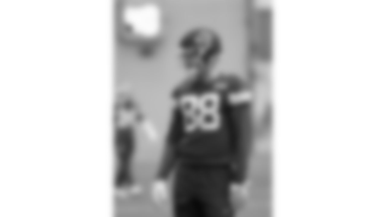 Kansas City Chiefs tight end Jake Briningstool (88) during a week 18 practice on Friday, January 2, 2026 in Kansas City, MO.