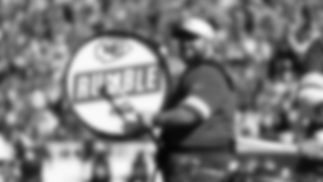 KC Rumble prior to a week 12 NFL Football game against the Indianapolis Colts on Sunday, November 23, 2025 in Kansas City, MO