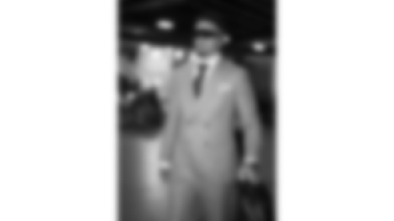 Kansas City Chiefs quarterback Patrick Mahomes (15) arrives prior to a week 11 NFL Football game against the Denver Broncos on Sunday, November 16, 2025 in Denver, Colorado.