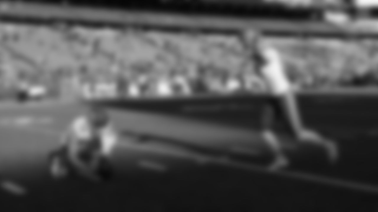 Kansas City Chiefs punter Matt Araiza (14) and Kansas City Chiefs kicker Harrison Butker (7) warms up prior to a week 9 NFL football game against the Buffalo Bills, Sunday, November 2, 2025 in Buffalo, NY