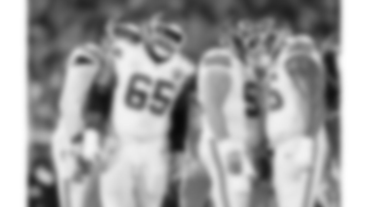 Kansas City Chiefs offensive lineman Trey Smith (65) during a week 5 NFL football game against the Jacksonville Jaguars, Monday, October 6, 2025, in Jacksonville, FL.