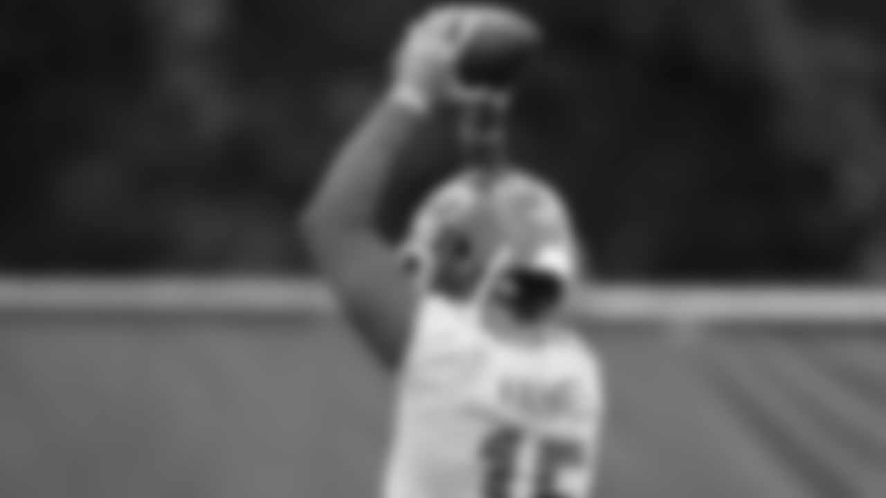 Kansas City Chiefs quarterback Patrick Mahomes (15) at practice during Phase 3 of OTAs on Tuesday, June 4, 2024 in Kansas City, MO.