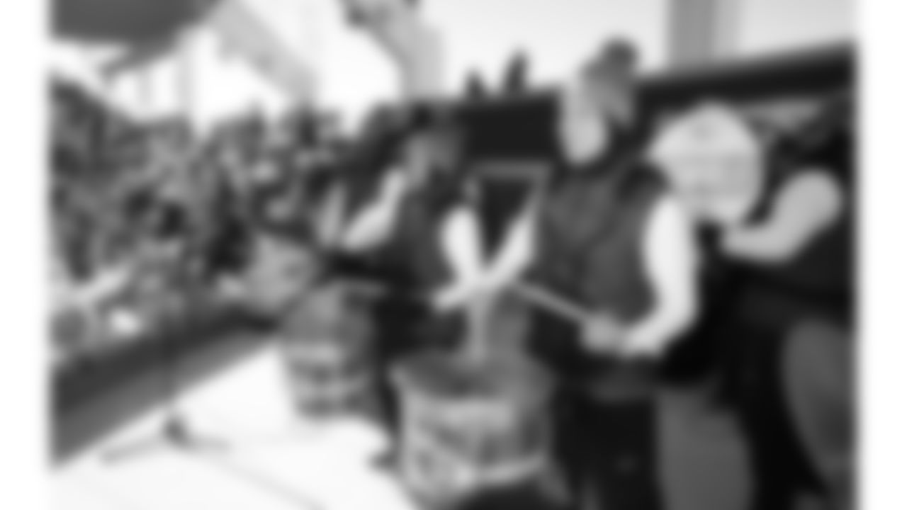 Chiefs Rumble on the GEHA Deck during a week 15 NFL Football game against the Los Angeles Chargers on Sunday, December 14, 2025 in Kansas City, MO.