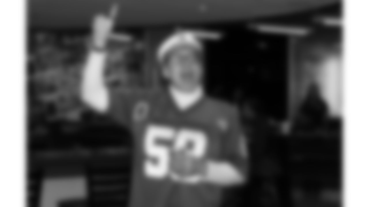 Red Coaters gather at the Kingdom Club to watch the Chiefs take on the Denver Broncos on November 16, 2025.