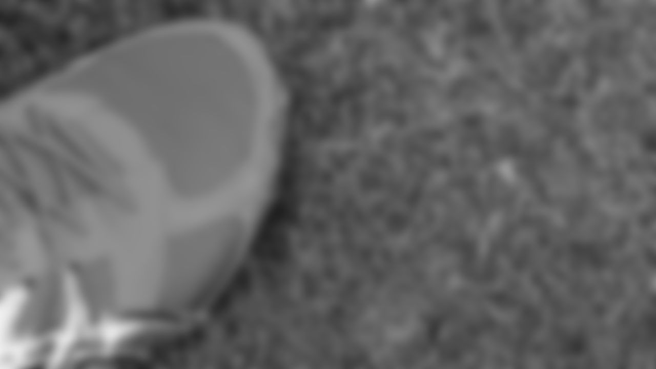 A cleat during practice on Thursday, October 9, 2025 in Kansas City, MO.