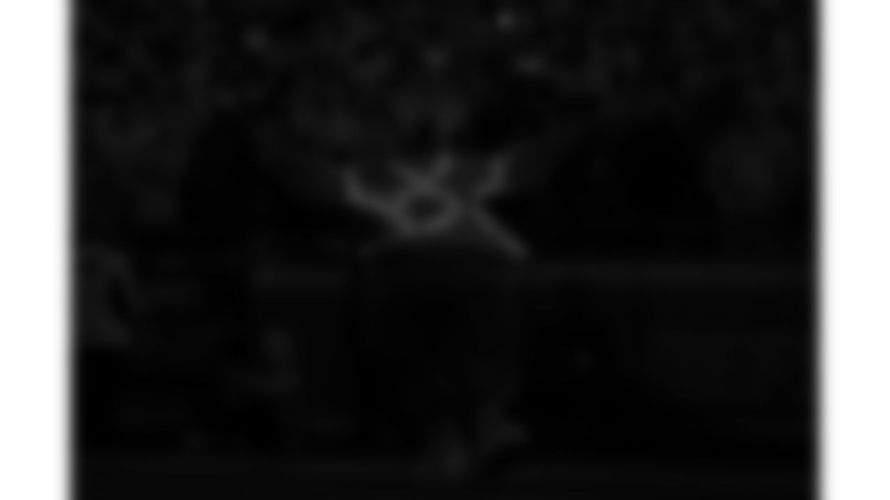 KC Wolf during a week 8 NFL football game against the Washington Commanders, Monday, October 27, 2025, in Kansas City, MO.