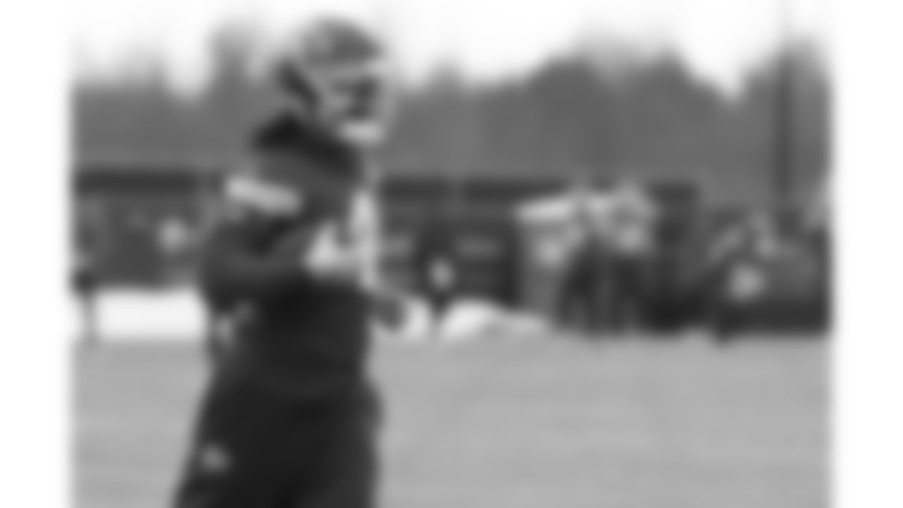 Kansas City Chiefs wide receiver Rashee Rice (4) during week 15 practice on Friday December 12, 2025 in Kansas City, MO.