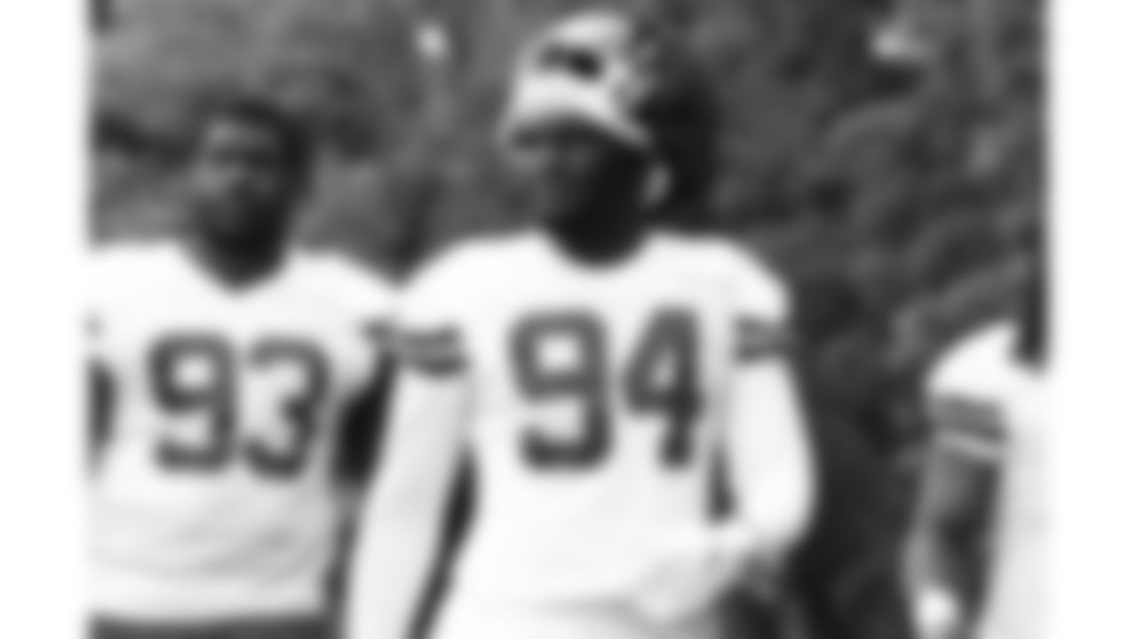 Kansas City Chiefs defensive end Malik Herring (94) walking down the hill before training camp on day 4 of practice Friday, July 25, 2025.