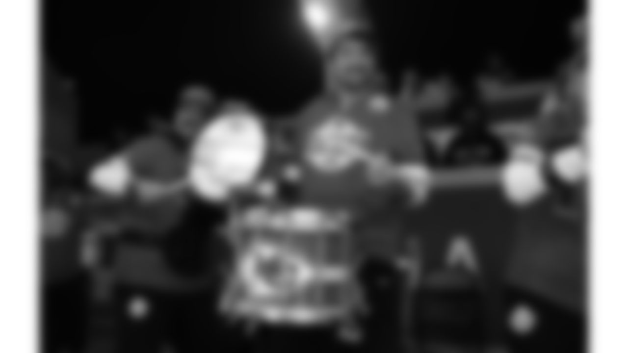 Rumble during a week 8 NFL football game against the Washington Commanders, Monday, October 27, 2025, in Kansas City, MO.