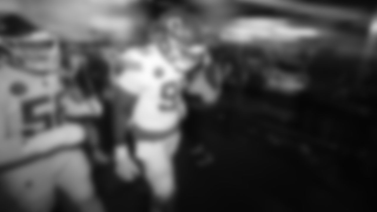 Kansas City Chiefs defensive tackle Chris Jones (95) prior to a week 13 NFL football game against the Dallas Cowboys on Thursday, November 27, 2025 in Arlington, TX.