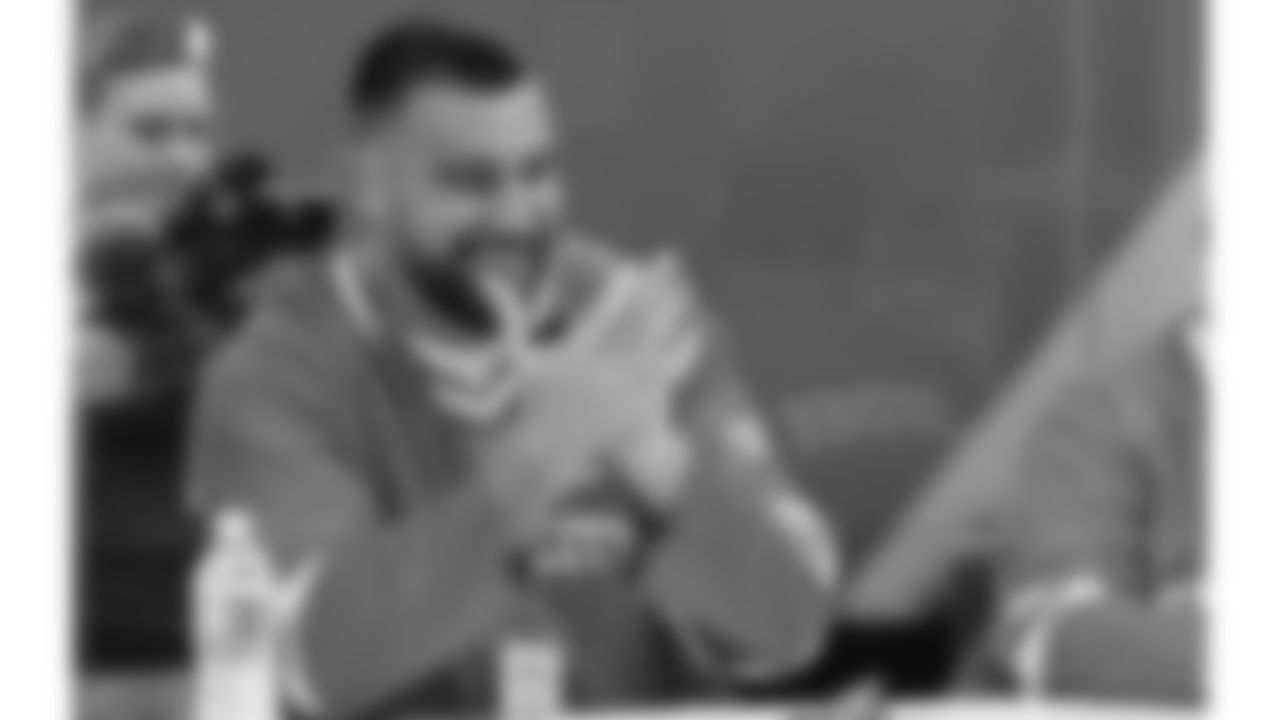 Kansas City Chiefs tight end Travis Kelce hosts a Celebrity Game Challenge at Operation Breakthrough on Tuesday, October 21, 2025 in Kansas City, MO.
