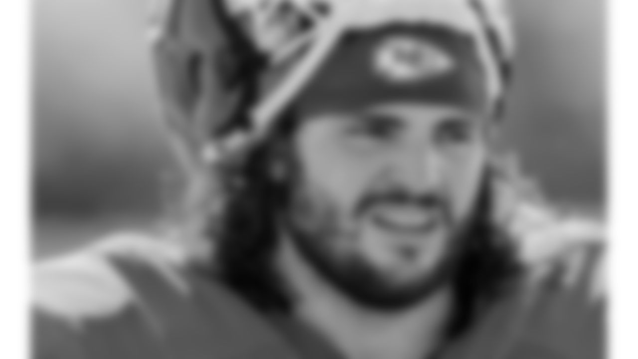 Kansas City Chiefs offensive lineman Hunter Nourzad (60) during day 7 of training camp on Tuesday July 29, 2025
