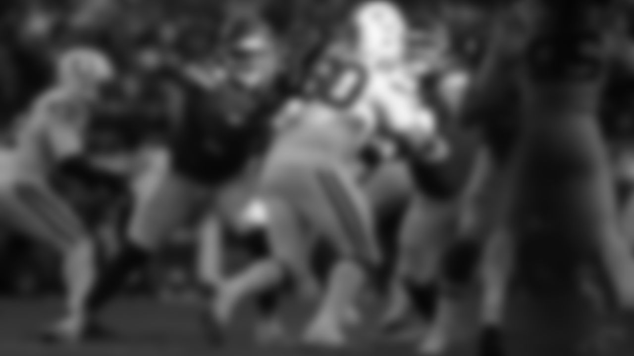 Kansas City Chiefs tackle Jawaan Taylor (74) in position during a week 12 NFL Football game against the Indianapolis Colts on Sunday, November 23, 2025 in Kansas City, MO