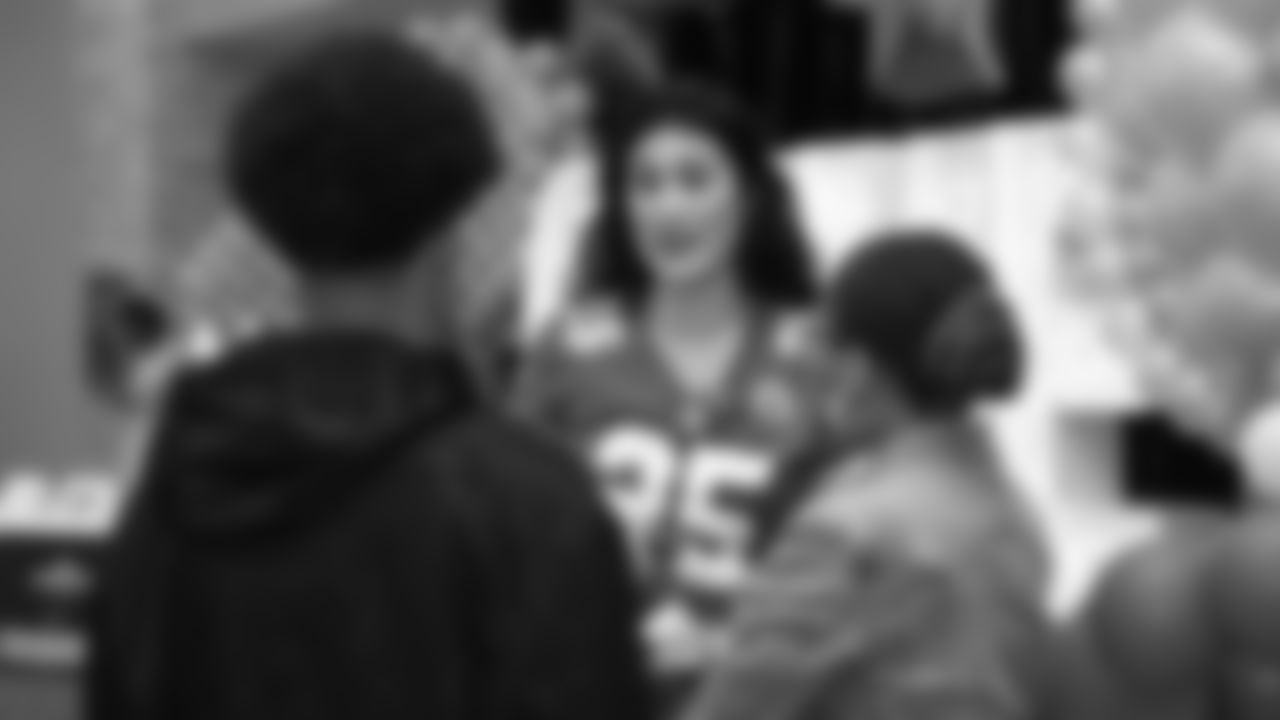 Gaming Creator Jacki Jing speaks with attendees of the Game On! event on Saturday, October 25th at Arrowhead Stadium in Kansas City, MO.