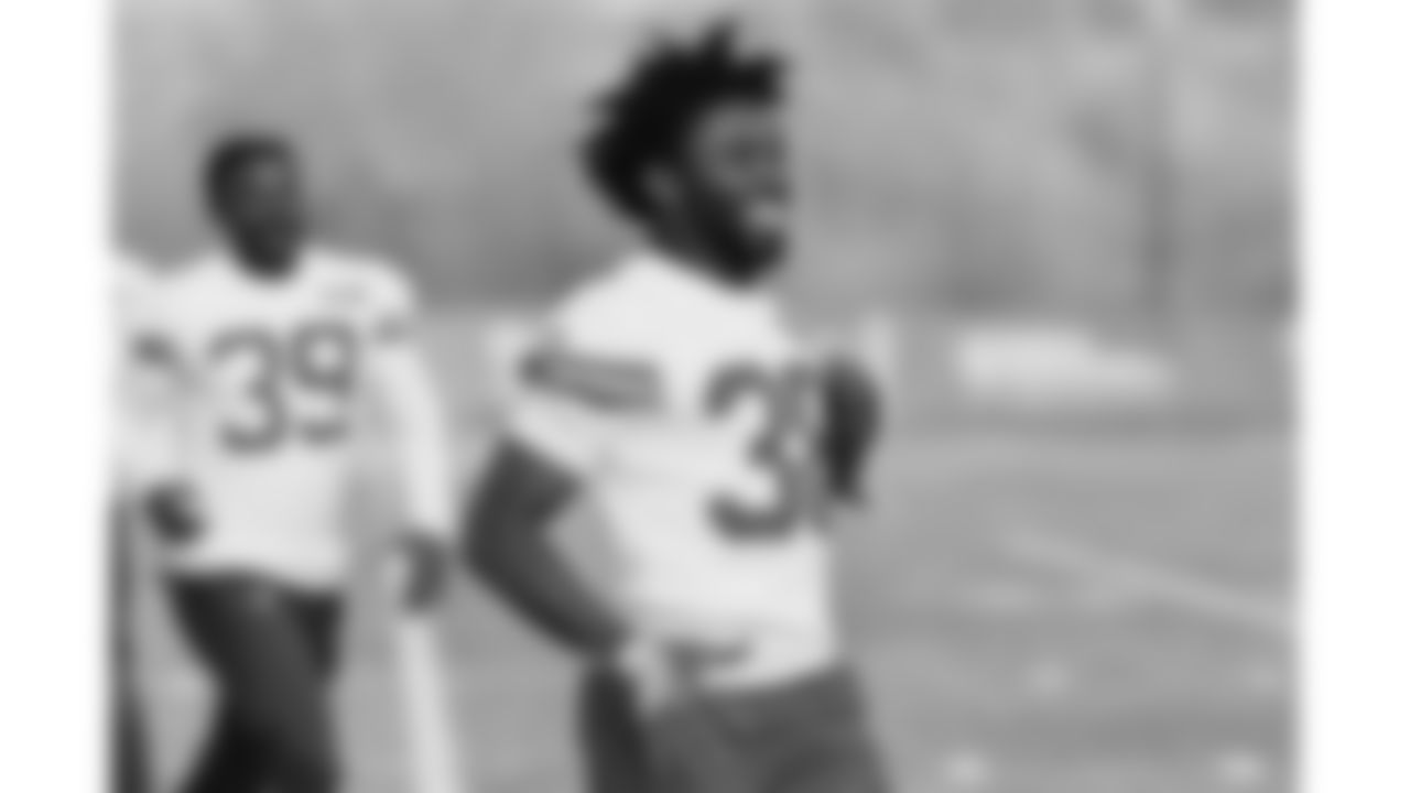 Kansas City Chiefs defensive back Kevin Knowles (38) during a week 17 practice on Tuesday, December 23, 2025 in Kansas City, MO.