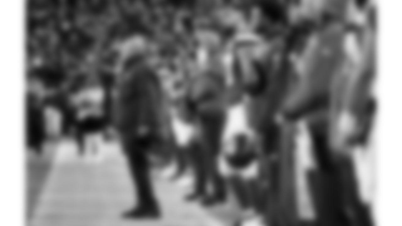 Kansas City Chiefs head coach Andy Reid stands for the National Anthem prior to a week 14 NFL football game against the Houston Texans, Sunday, December 7, 2025 in Kansas City, MO.