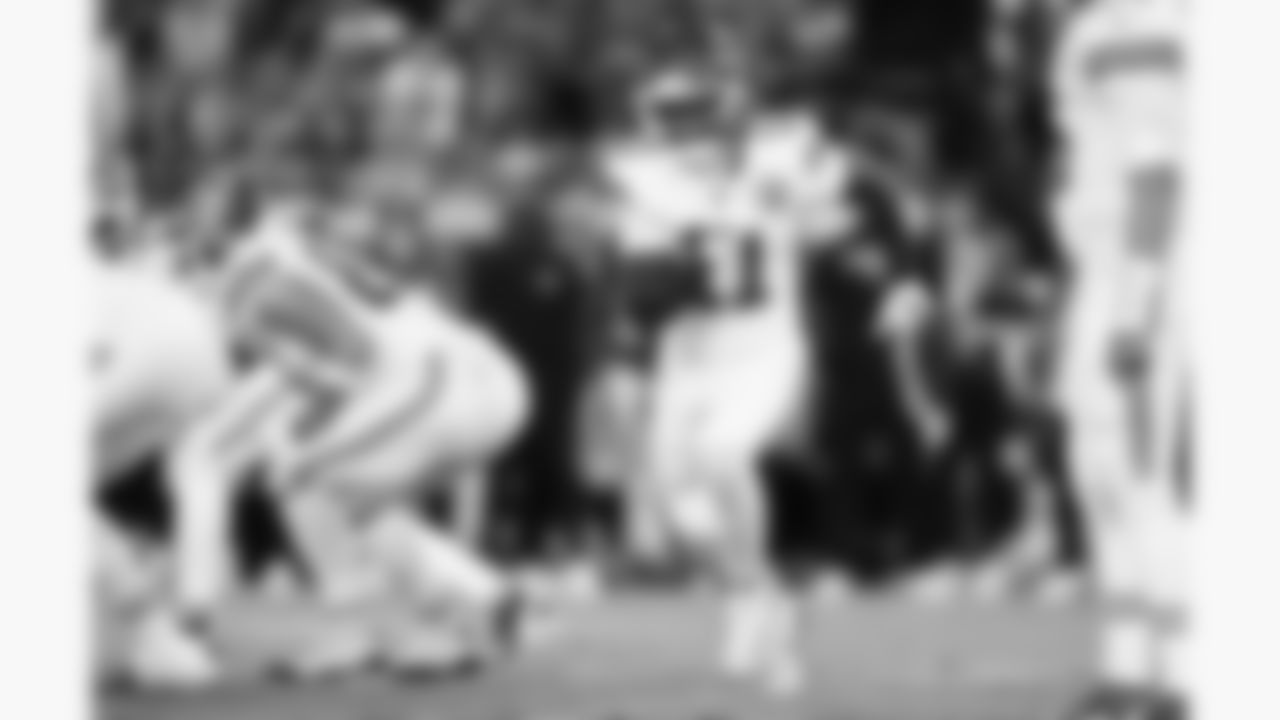 Kansas City Chiefs wide receiver Jalen Royals (11) in action during the week 5 NFL football game against the Jacksonville Jaguars, Monday, October 6, 2025 in Jacksonville, FL.