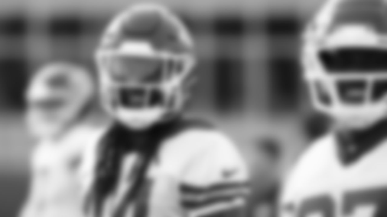Kansas City Chiefs linebacker Cam Jones (44) during practice for the Week 15 NFL football game on Thursday, December 14, 2023 in Kansas City, MO.