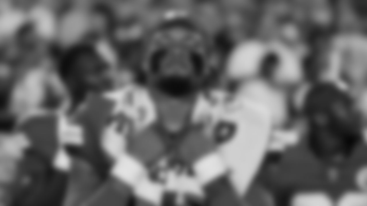 Kansas City Chiefs safety Bryan Cook (6) during national anthem prior to a week 6 NFL Football game against the Detroit Lions on Sunday, October 12, 2025 in Kansas City, MO.