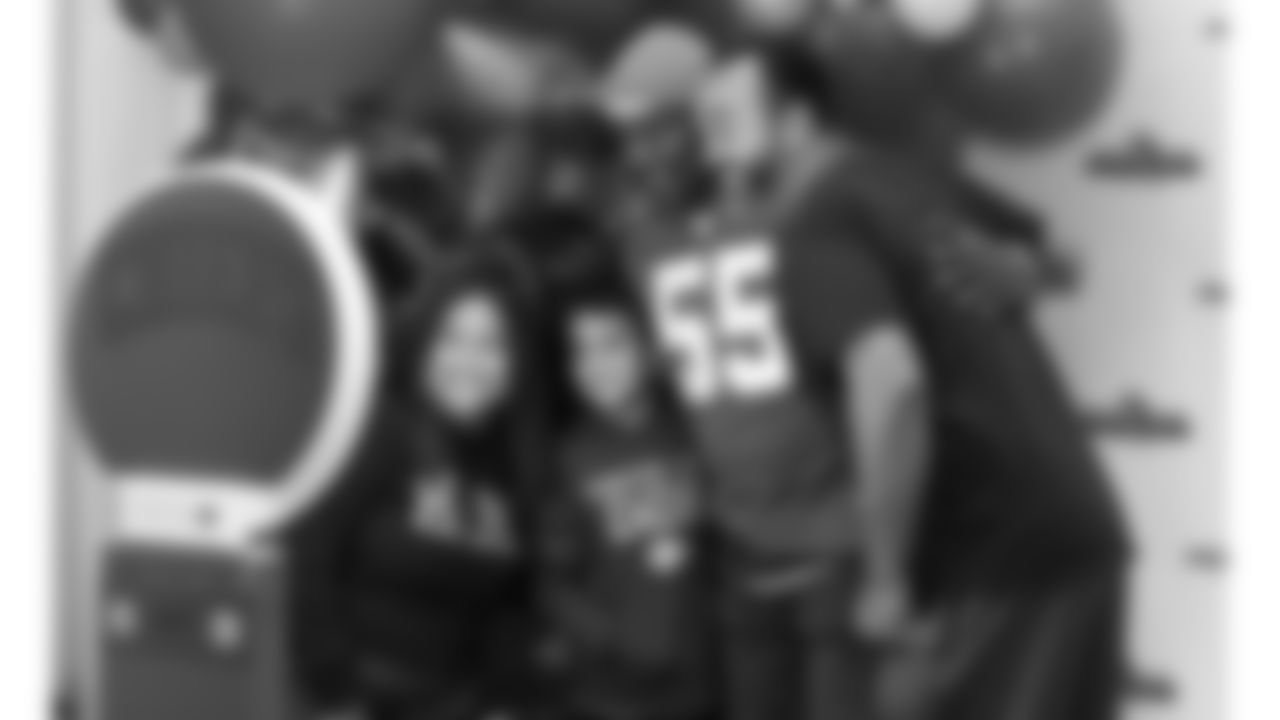 Chiefs Ambassador Marc Boerighter with fans at the Game On! event on Saturday, October 25th at Arrowhead Stadium in Kansas City, MO.