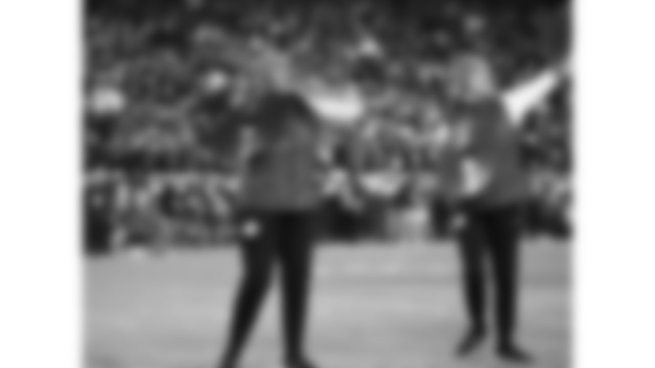 Chiefs Rumble performs on the field prior to a week 14 NFL Football game against the Houston Texans on Sunday, December 7, 2025 in Kansas City, MO.