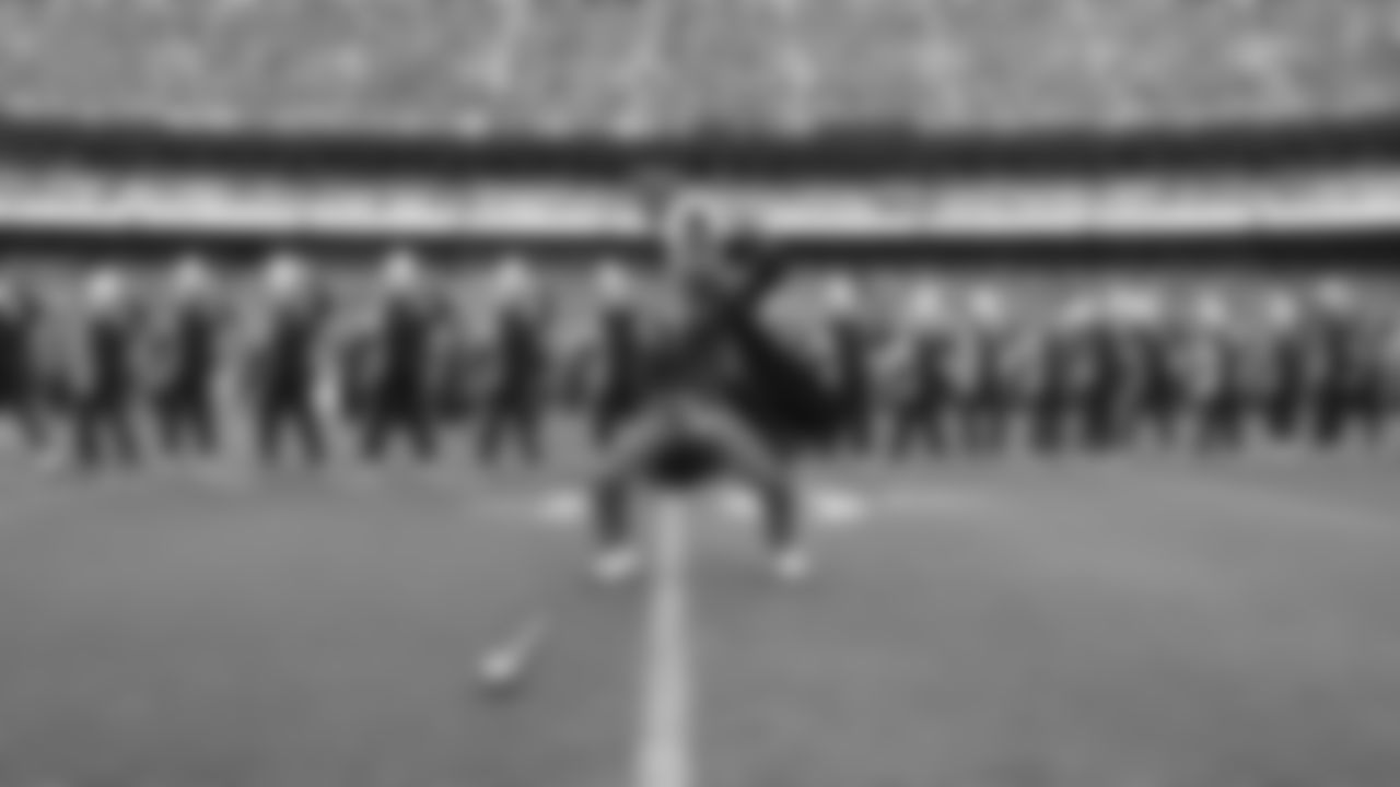 The Langston University Marching Pride Band performed at halftime during a week 2 NFL Football game against the Philadelphia Eagles on Sunday, September 14, 2025 in Kansas City, MO.