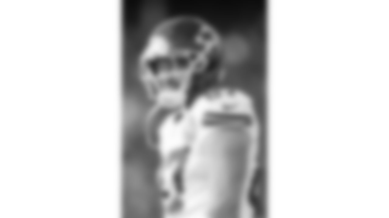 Kansas City Chiefs tight end Travis Kelce (87) smiles prior to a week 16 NFL Football game against the Tennessee Titans on Sunday, December 21, 2025 in Nashville, Tennessee.