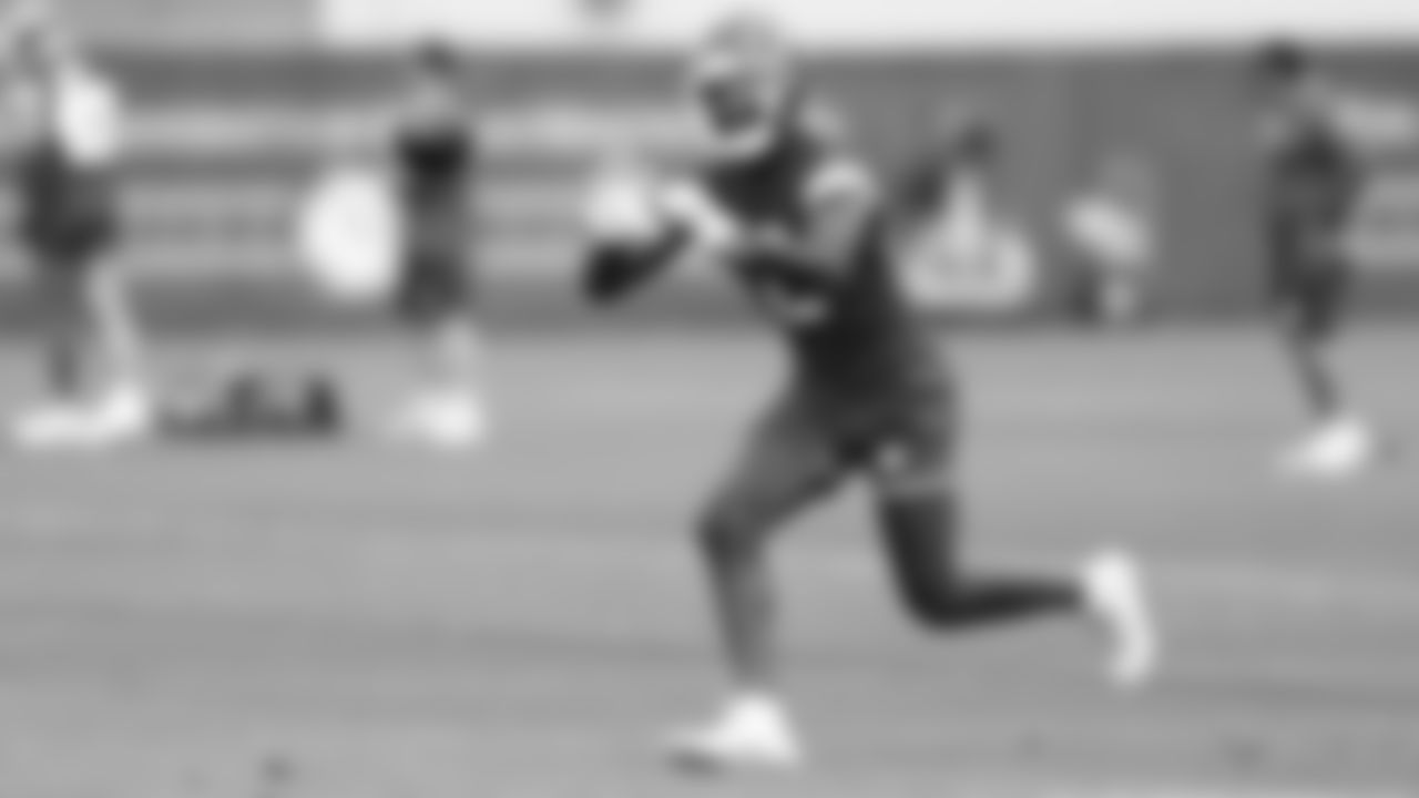 Kansas City Chiefs wide receiver Justyn Ross (8) at practice during Phase 3 of OTAs on Monday, May 20, 2024 in Kansas City, MO.