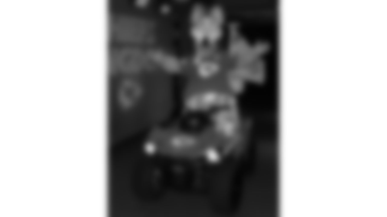 KC Wolf prior to the week 6 NFL football game against the Detroit Lions, Sunday, October 12, 2025 in Kansas City, MO.