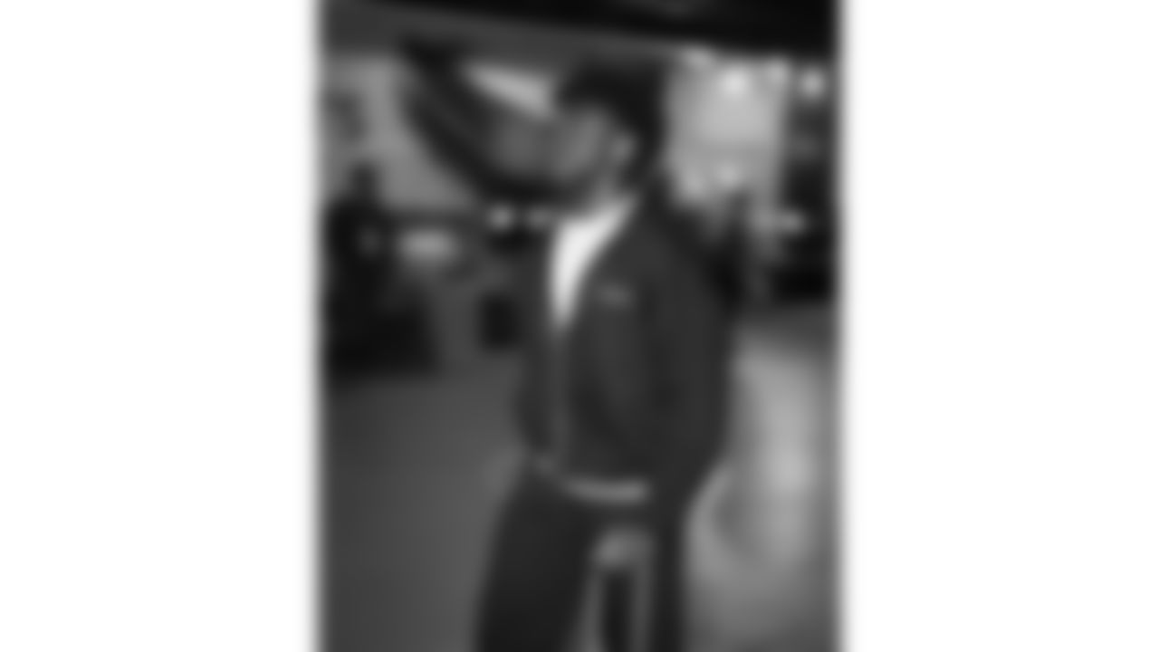 Kansas City Chiefs defensive back Kevin Knowles (38) arrives prior to a week 11 NFL Football game against the Denver Broncos on Sunday, November 16, 2025 in Denver, Colorado.