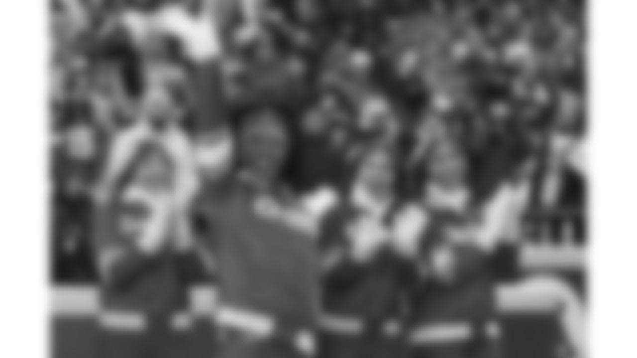 The Kansas City Chiefs Cheerleaders announce Sadie as their 2026 Pro Bowl Cheerleader on the field during a week 15 NFL Football game against the Los Angeles Chargers on Sunday, December 14, 2025 in Kansas City, MO.