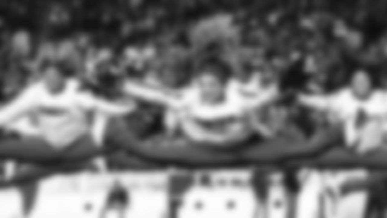 Kansas City Chiefs Cheerleaders perform on the field prior to a week 14 NFL Football game against the Houston Texans on Sunday, December 7, 2025 in Kansas City, MO.