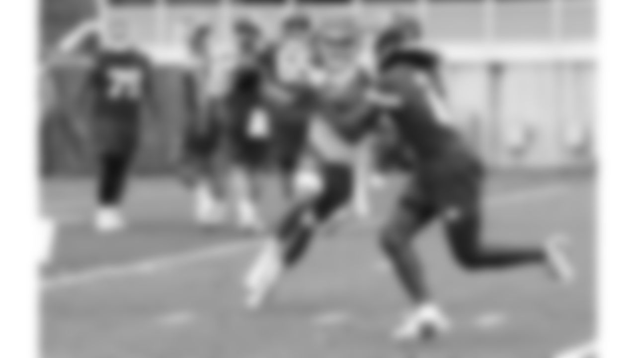 Kansas City Chiefs quarterback Patrick Mahomes (15) practices during phase 3 of OTAs on Tuesday June 17, 2025 in Kansas City, MO.