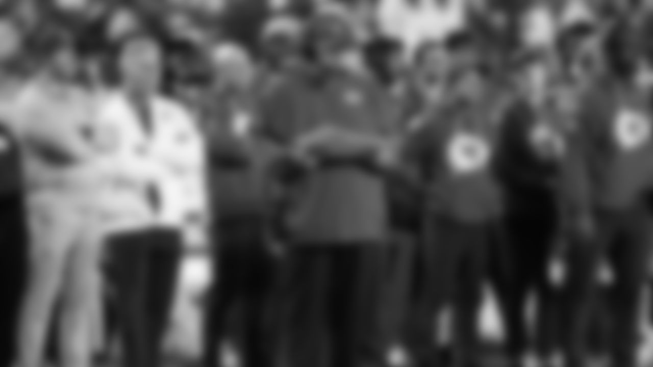 Kansas City Chiefs Head Coach Andy Reid looks on from the sideline during an NFL week 17 matchup against the Denver Broncos, Thursday, December 25, 2025.