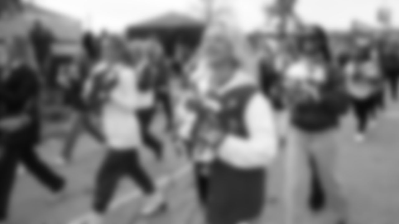 Kansas City Chiefs Alumni Cheerleaders in the pregame parade prior to a week 12 NFL Football game against the Indianapolis Colts on Sunday, November 23, 2025 in Kansas City, MO.