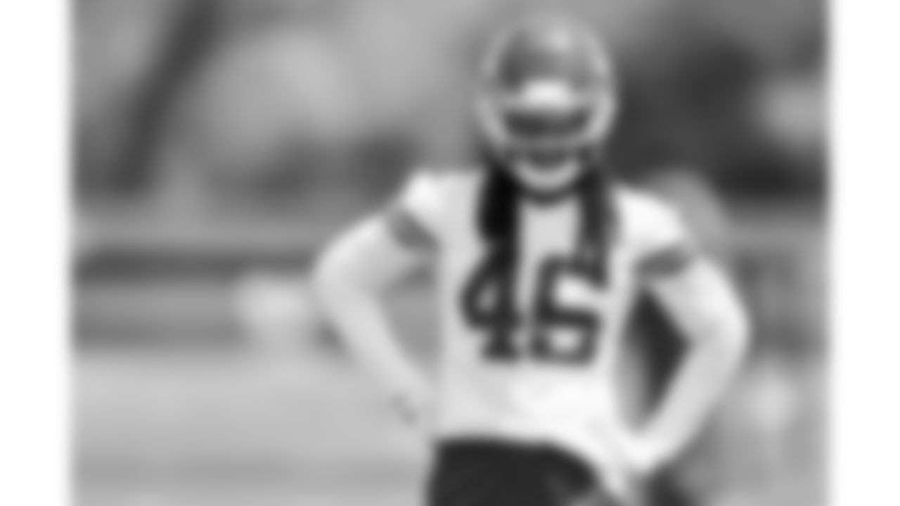 Kansas City Chiefs cornerback Darius Rush (46) at practice during phase 3 of OTAs on Tuesday, June 10, 2025 in Kansas City, MO.