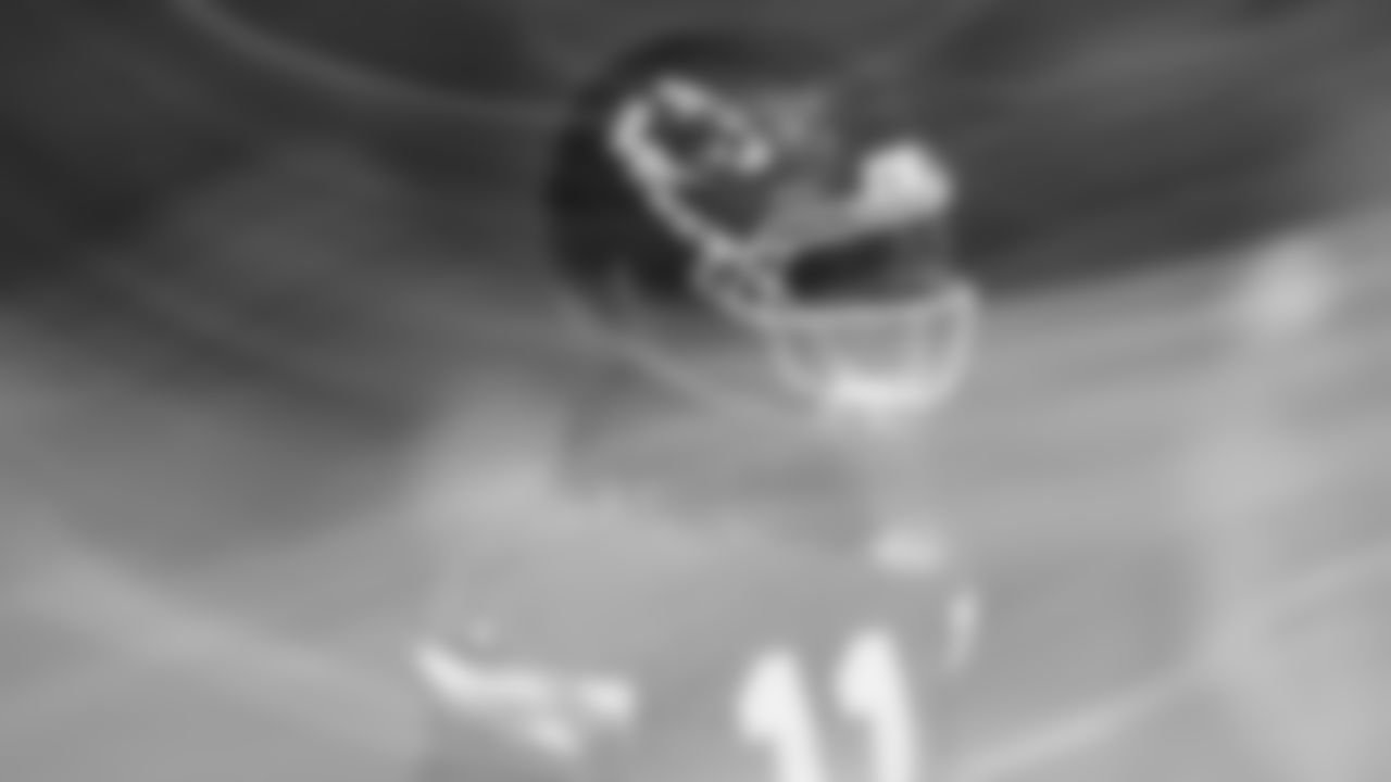 Kansas City Chiefs wide receiver Jalen Royals (11) during practice on Thursday, October 16, 2025 in Kansas City, MO.