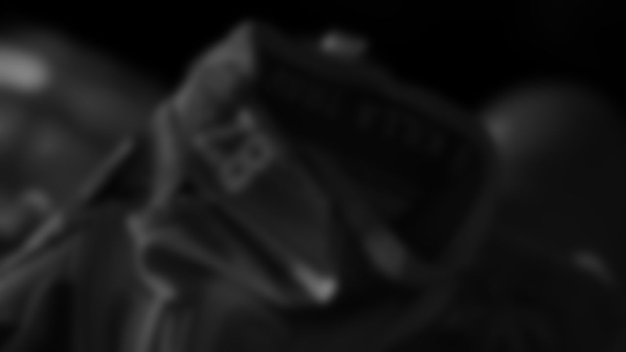 A detail of Kansas City Chiefs tight end Travis Kelce's (87) gloves in his locker prior to a week 18 NFL football game against the Las Vegas Raiders, Sunday, January 4, 2026 in Las Vegas, NV.