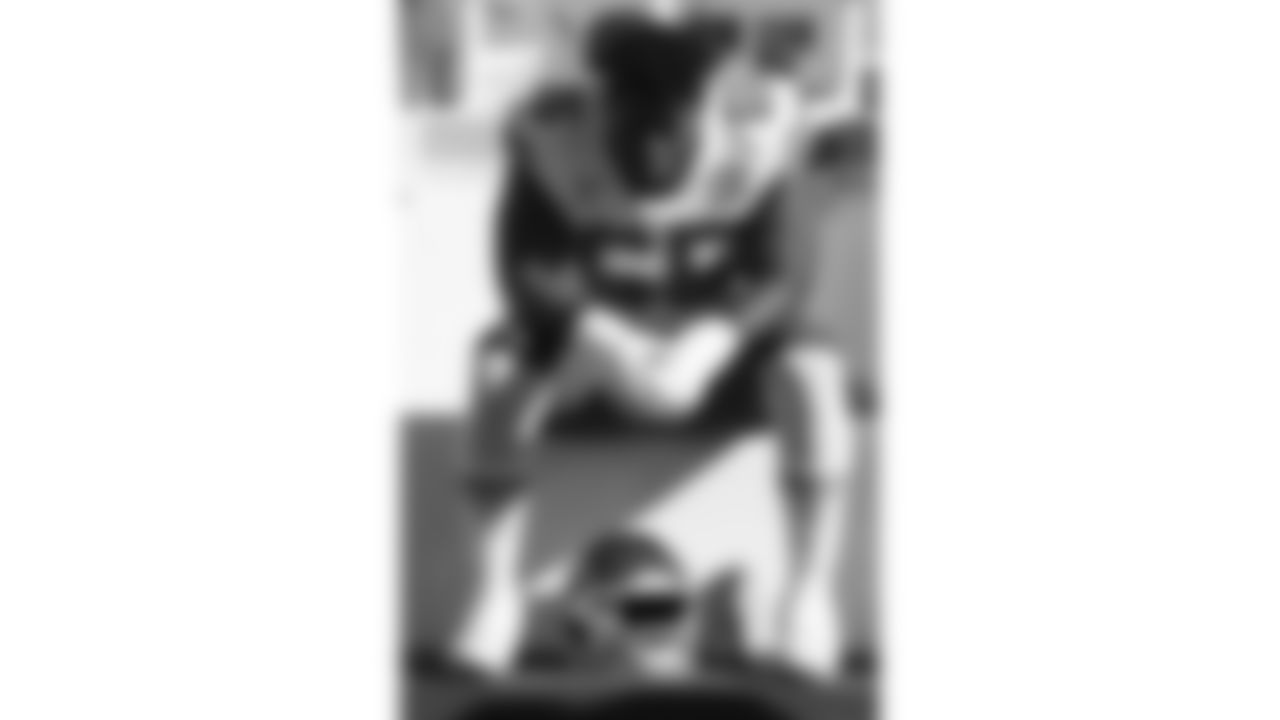 Kansas City Chiefs offensive lineman Trey Smith (65) sits on the bench prior to a week 16 NFL football game against the Tennessee Titans, Sunday, December 21, 2025 in Nashville, TN.