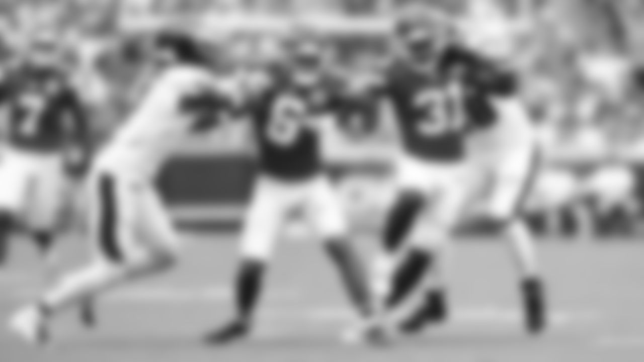 Kansas City Chiefs safety Bryan Cook (6) and linebacker Jeffrey Bassa (31) during the week 2 NFL football game against the Philadelphia Eagles, Sunday, September 14, 2025 in Kansas City, MO.