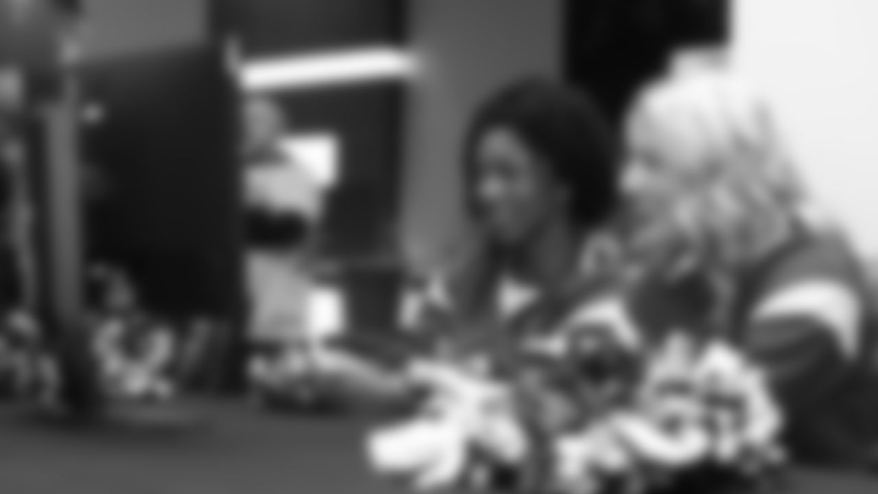 Kansas City Chiefs Cheerleaders plays games at the Game On! event on Saturday, October 25th at Arrowhead Stadium in Kansas City, MO.