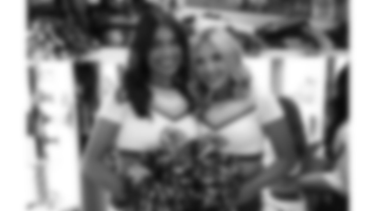 Kansas City Chiefs Cheerleaders prior to the week 6 NFL football game against the Detroit Lions, Sunday, October 12, 2025 in Kansas City, MO.
